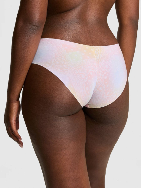 Бесшовные трусики хипхаггеры Victoria's Secret Pink с принтом 1159835040 (Разные цвета L)