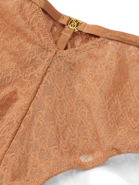 Сітчасті трусики чики Victoria's Secret 1159835250 (Коричневий L)