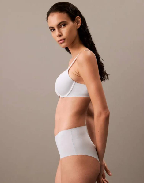 Бесшовные трусики брифы Calvin Klein с высокой посадкой 1159835984 (Серый XL)