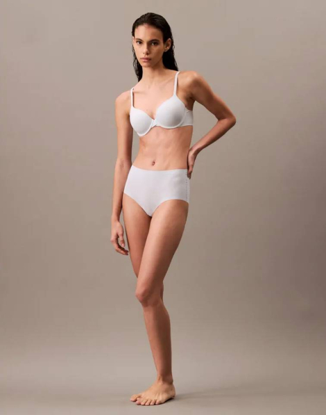 Бесшовные трусики брифы Calvin Klein с высокой посадкой 1159835984 (Серый XL)