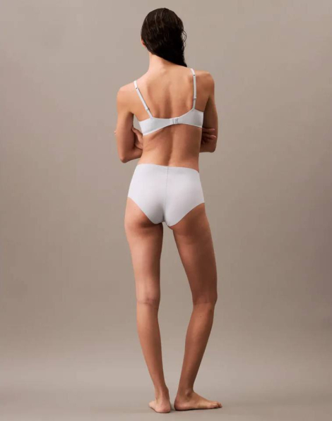 Бесшовные трусики брифы Calvin Klein с высокой посадкой 1159835984 (Серый XL)