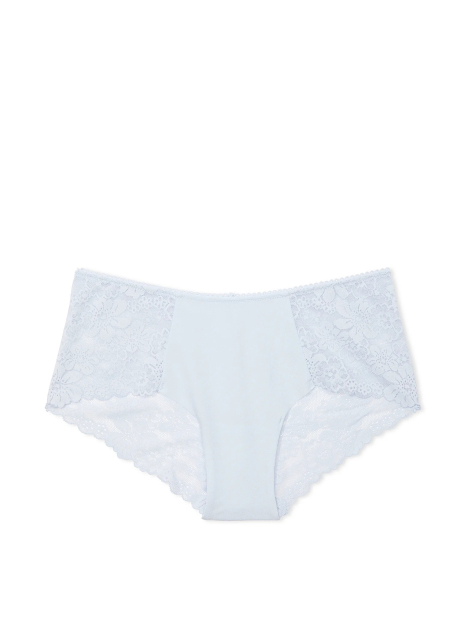Женские трусики чики Victoria's Secret Pink с кружевом 1159836264 (Голубой S)
