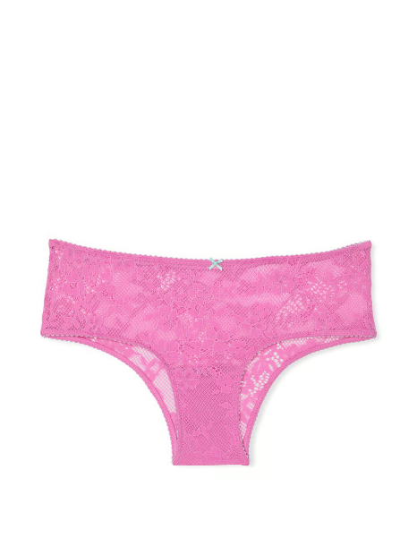 Кружевные трусики чики Victoria's Secret 1159836446 (Розовый L)