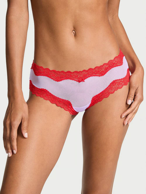 Жіночі сітчасті трусики чики Victoria's Secret 1159836930 (бузковий S)