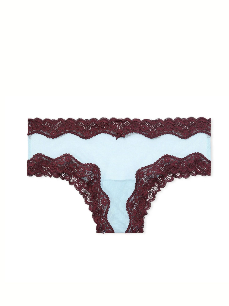 Жіночі сітчасті трусики чіки Victoria's Secret 1159836959 (Блакитний XS)