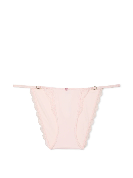 Женские трусики стринг бикини Victoria's Secret 1159836979 (Розовый XXL)