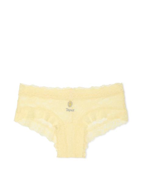 Кружевные трусики чики Victoria's Secret 1159837013 (Желтый M)