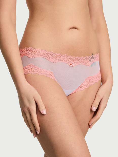 Женские сетчатые трусики чики Victoria's Secret 1159837231 (Оранжевый S)
