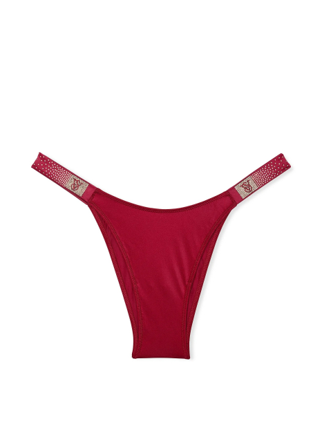 Трусики зі стразами Victoria's Secret бразилії 1159837493 (Червоний S)