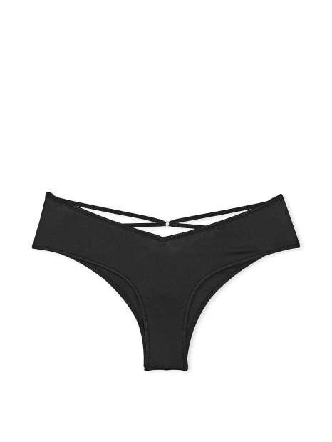 Жіночі гладкі трусики чики Victoria's Secret 1159837562 (Чорний L)