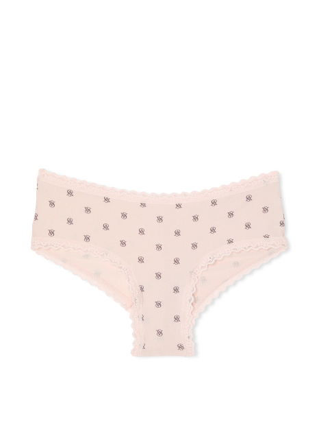 Жіночі бавовняні трусики чіки Victoria's Secret 1159837625 (Рожевий XXL)