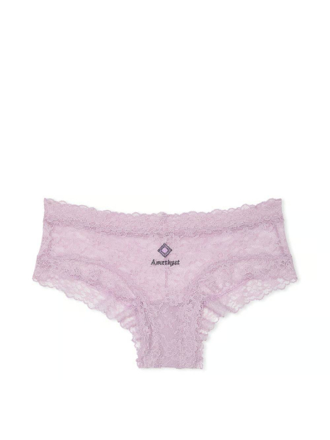 Кружевные трусики чики Victoria's Secret 1159838093 (Сиреневый S)