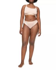 Женские трусики Calvin Klein с логотипом 1159775217 (Розовый, 1X)