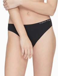 Бесшовные трусики Calvin Klein бикини с логотипом 1159776484 (Черный, XS)