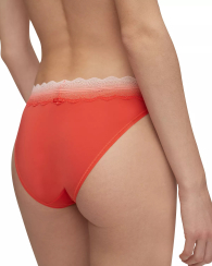 Трусики Calvin Klein бикини с кружевом 1159776785 (Красный, M)