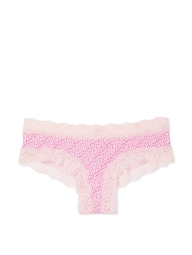 Женские трусики чики Victoria's Secret с кружевом 1159792631 (Розовый, M)