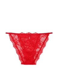 Кружевные трусики стринг бикини Victoria's Secret 1159793278 (Красный, S)