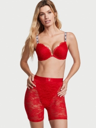 Трусики шортики Victoria's Secret боксеры удлиненные 1159801544 (Красный, XS)