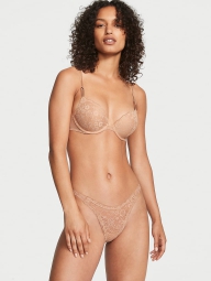 Кружевные трусики бразильяна Victoria's Secret 1159804925 (Коричневый, XL)