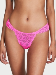 Кружевные трусики бикини Victoria's Secret 1159804996 (Розовый, XS)