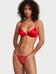 Сетчатые трусики стринги Victoria's Secret 1159808097 (Красный, XXL)