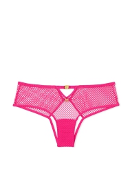 Жіночі трусики чіки Victoria's Secret відкриті у сіточку 1159808178 (Рожевий, XS)