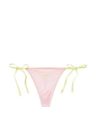 Трусики стрінги Victoria's Secret з вишивкою 1159808301 (Рожевий, One size)