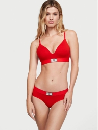 Женские трусики хипхаггеры Victoria's Secret 1159817736 (Красный XXL)