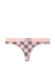Трусики тонг Victoria's Secret с логотипом из страз 1159826103 (Розовый XXL)