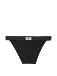 Трусики танга Victoria's Secret с логотипом из страз 1159818891 (Черный L)