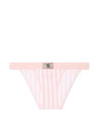 Трусики танга Victoria's Secret с логотипом из страз 1159819035 (Розовый S)