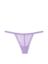 Кружевные трусики стринги Victoria's Secret PINK 1159819202 (Фиолетовый S)