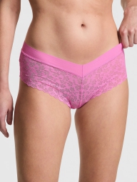 Женские трусики хипхагер Victoria's Secret PINK с узором 1159819284 (Розовый XL)