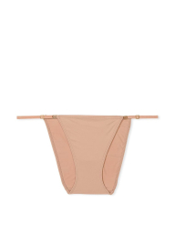 Гладкі трусики стрінг бікіні Victoria's Secret 1159838662 (Бежевий XL)