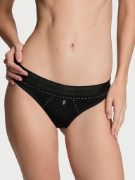 Трусики тонг Victoria's Secret зі стразами 1159819792 (Чорний XS)