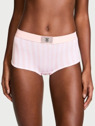 Женские трусики шортики Victoria's Secret с логотипом из страз 1159819776 (Розовый L)