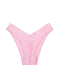 Кружевные трусики бразильяны Victoria's Secret PINK 1159819797 (Розовый XXL)