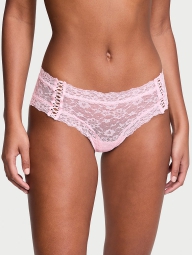 Кружевные трусики чики Victoria's Secret 1159819832 (Розовый M)