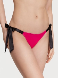 Женские гладкие трусики чики Victoria's Secret с завязками по бокам 1159820317 (Розовый XS)