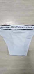 Жіночі трусики танга Victoria's Secret з логотипом 1159820559 (Білий XS)