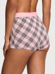 Женские трусики шортики Victoria's Secret с логотипом из страз 1159820724 (Розовый XL)