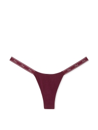Трусики тонг Victoria's Secret Pink с логотипом 1159825810 (Бордовый XL)
