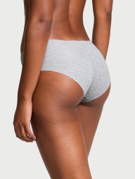 Бесшовные хлопковые трусики Victoria's Secret  хипхаггер 1159825859 (Серый XL)