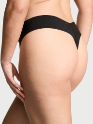 Бесшовные трусики тонг  Victoria's Secret со стразами 1159822419 (Черный XS)