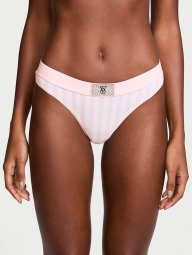 Трусики тонг Victoria's Secret с логотипом из страз 1159820933 (Розовый XL)
