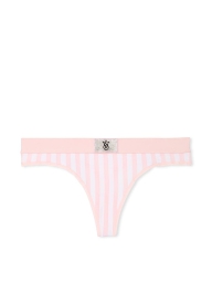 Трусики тонг Victoria's Secret с логотипом из страз 1159820933 (Розовый XL)