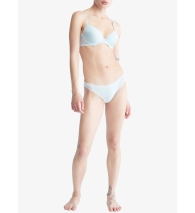 Гладкі трусики Calvin Klein тонг з мереживом 1159821002 (Блакитний L)