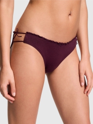 Женские трусики бикини Victoria's Secret Pink на завязках 1159821956 (Бордовый S)