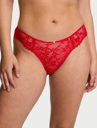 Кружевные трусики бразильяны Victoria's Secret 1159822323 (Красный XL)