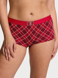 Женские трусики шортики Victoria's Secret с логотипом из страз 1159823624 (Красный M)